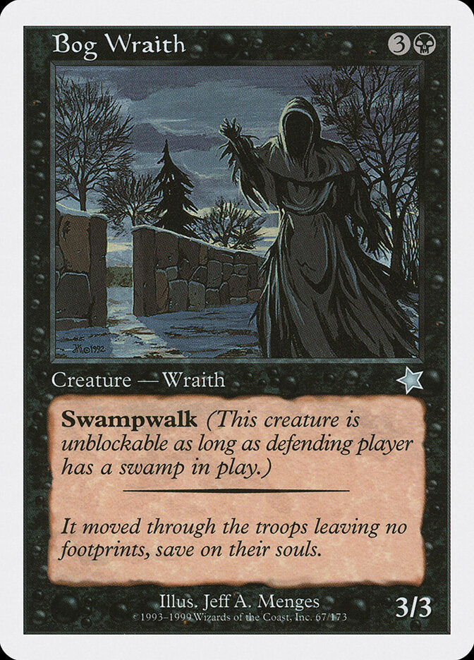 Aparição do Pântano / Bog Wraith - Magic: The Gathering - MoxLand