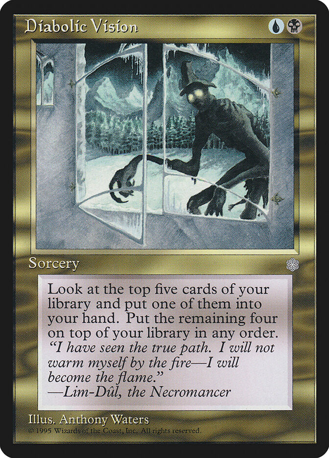 Visão Diabólica / Diabolic Vision - Magic: The Gathering - MoxLand