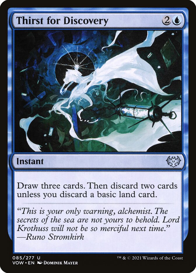 Sede de Descoberta / Thirst for Discovery - Magic: The Gathering - MoxLand