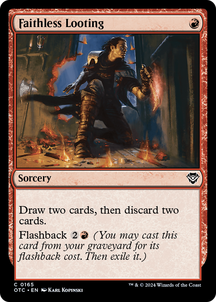 Pilhagem Infiel / Faithless Looting - Magic: The Gathering - MoxLand