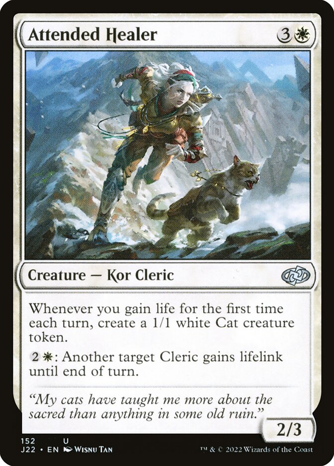 Curandeira Acompanhada / Attended Healer - Magic: The Gathering - MoxLand