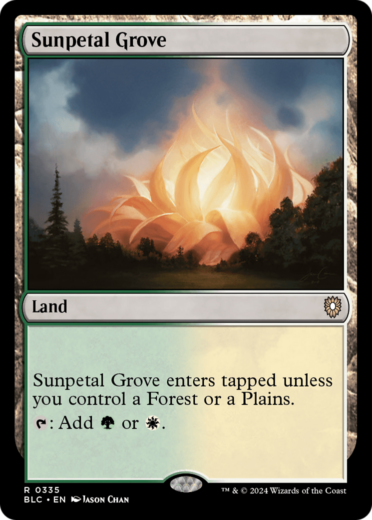 Bosque da Pétala Solar / Sunpetal Grove - Magic: The Gathering - MoxLand