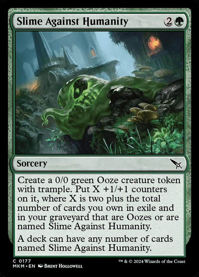 Limo Contra a Humanidade / Slime Against Humanity - Magic: The Gathering - MoxLand