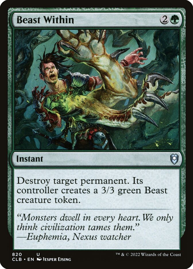 Fera Interior / Beast Within - Magic: The Gathering - MoxLand