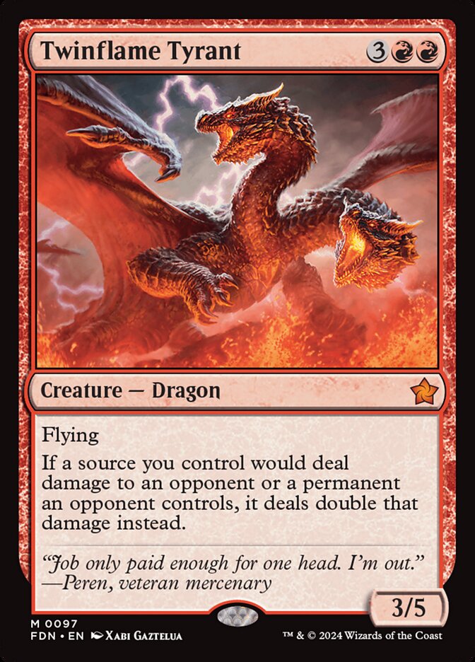 Tirano Duochama / Twinflame Tyrant - Magic: The Gathering - MoxLand