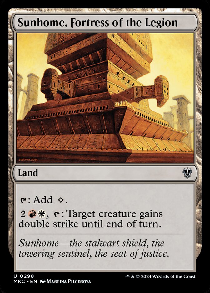 Morada do Sol, Fortaleza da Legião / Sunhome, Fortress of the Legion - Magic: The Gathering - MoxLand