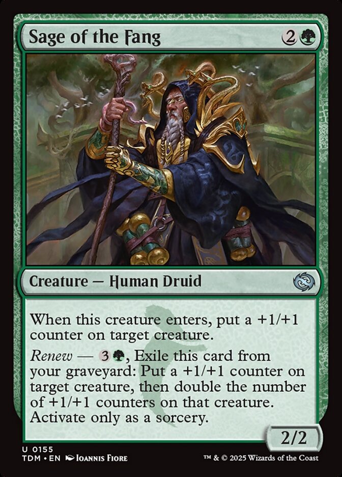 Sábio da Presa / Sage of the Fang - Magic: The Gathering - MoxLand