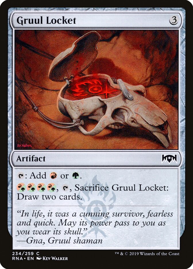 Medalhão Gruul / Gruul Locket - Magic: The Gathering - MoxLand