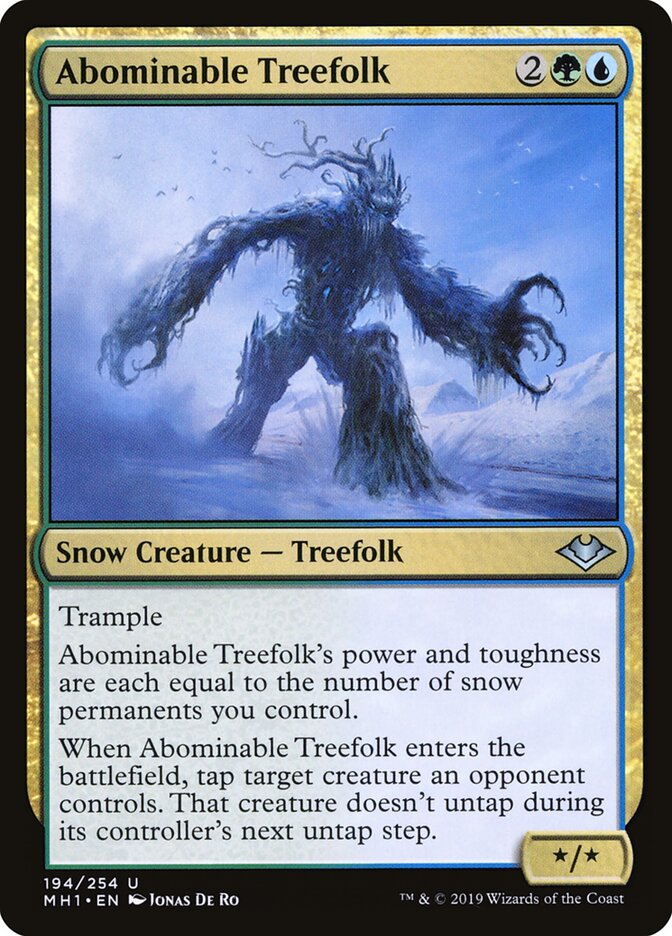 Ent Abominável / Abominable Treefolk - Magic: The Gathering - MoxLand