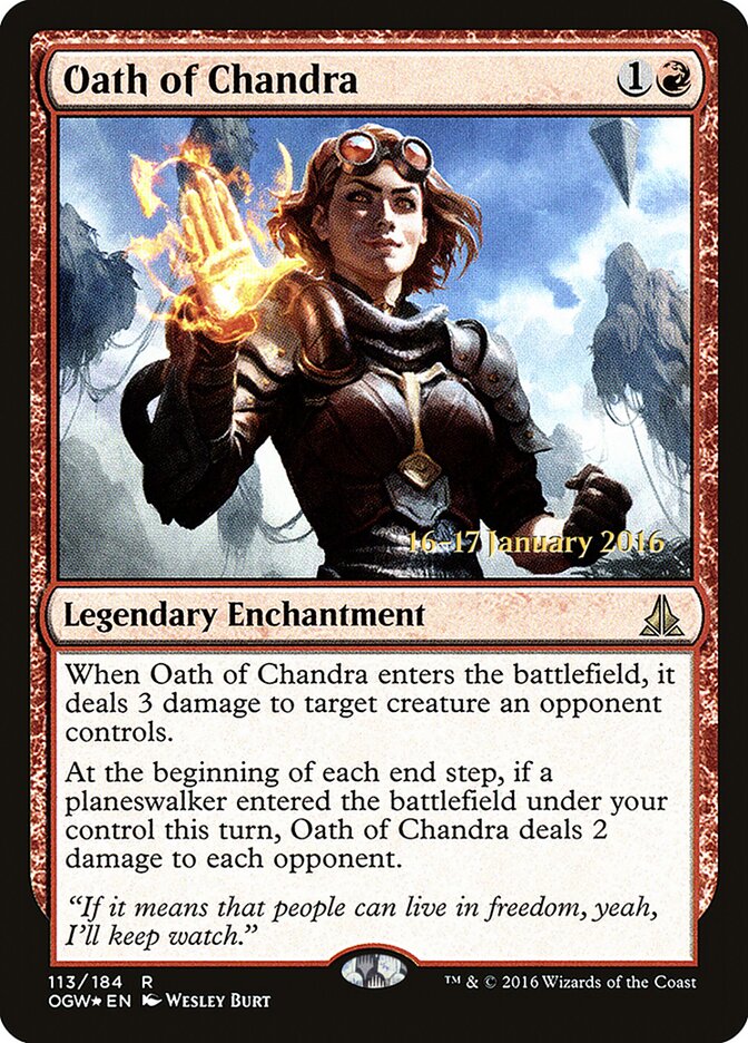 Juramento de Chandra / Oath of Chandra - Magic: The Gathering - MoxLand