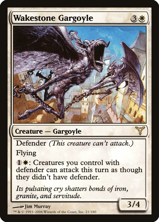 Gárgula de Pedra Despertada / Wakestone Gargoyle - Magic: The Gathering - MoxLand