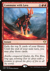 Comungar com a Lava / Commune with Lava - Magic: The Gathering - MoxLand