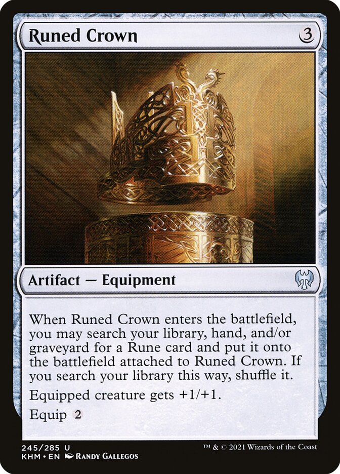 Coroa Rúnica / Runed Crown - Magic: The Gathering - MoxLand