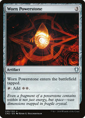 Pedra de Energia Gasta / Worn Powerstone - Magic: The Gathering - MoxLand