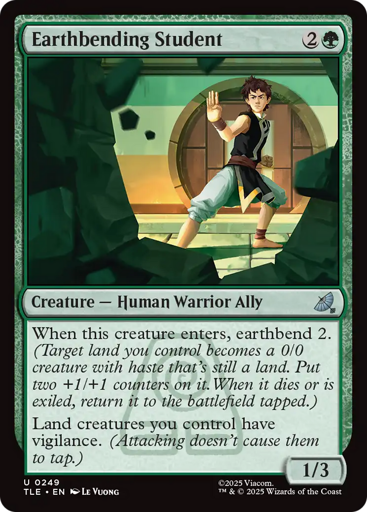 Estudante de Dobra de Terra / Earthbending Student - Magic: The Gathering - MoxLand