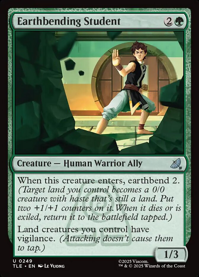 Estudante de Dobra de Terra / Earthbending Student - Magic: The Gathering - MoxLand