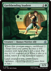 Estudante de Dobra de Terra / Earthbending Student - Magic: The Gathering - MoxLand