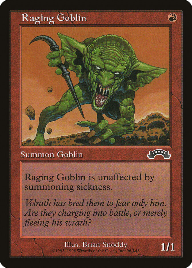 Goblin Enfurecido / Raging Goblin - Magic: The Gathering - MoxLand