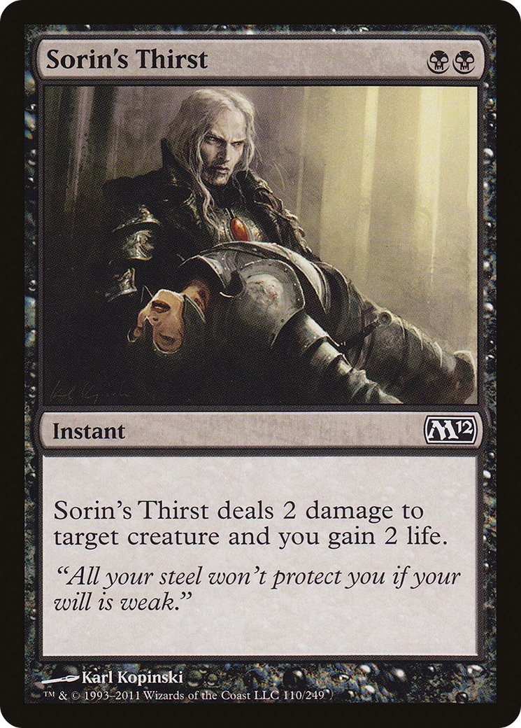 Sede de Sorin / Sorin's Thirst - Magic: The Gathering - MoxLand