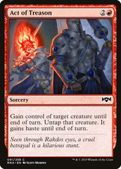 Ato de Traição / Act of Treason - Magic: The Gathering - MoxLand