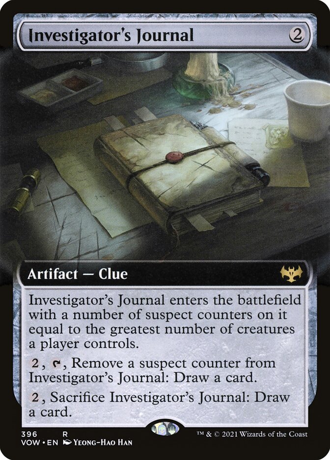 Diário do Investigador / Investigator's Journal - Magic: The Gathering - MoxLand