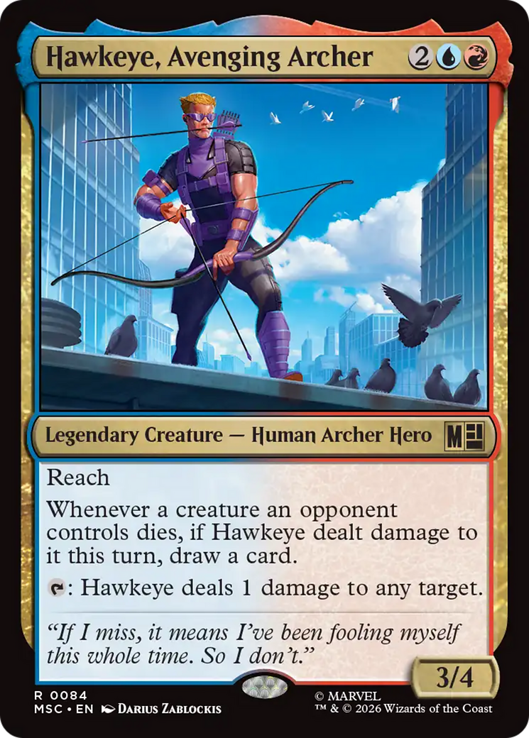 Hawkeye, Avenging Archer - Magic: The Gathering - MoxLand
