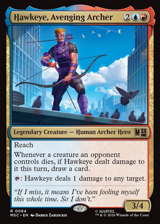 Hawkeye, Avenging Archer - Magic: The Gathering - MoxLand