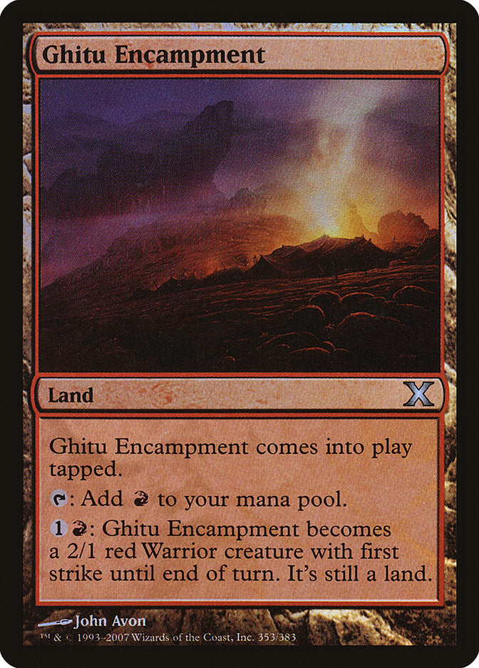 Acampamento Ghitu / Ghitu Encampment - Magic: The Gathering - MoxLand