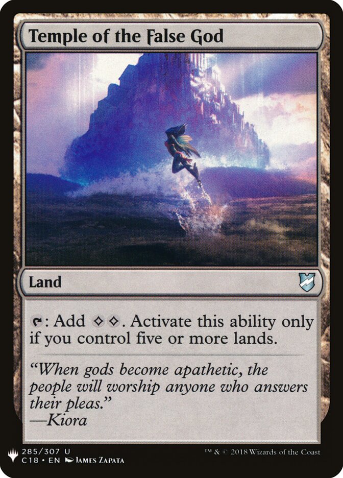 Templo do Falso Deus / Temple of the False God - Magic: The Gathering - MoxLand