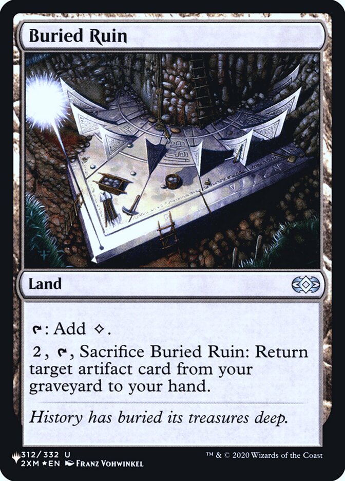 Ruína Enterrada / Buried Ruin - Magic: The Gathering - MoxLand