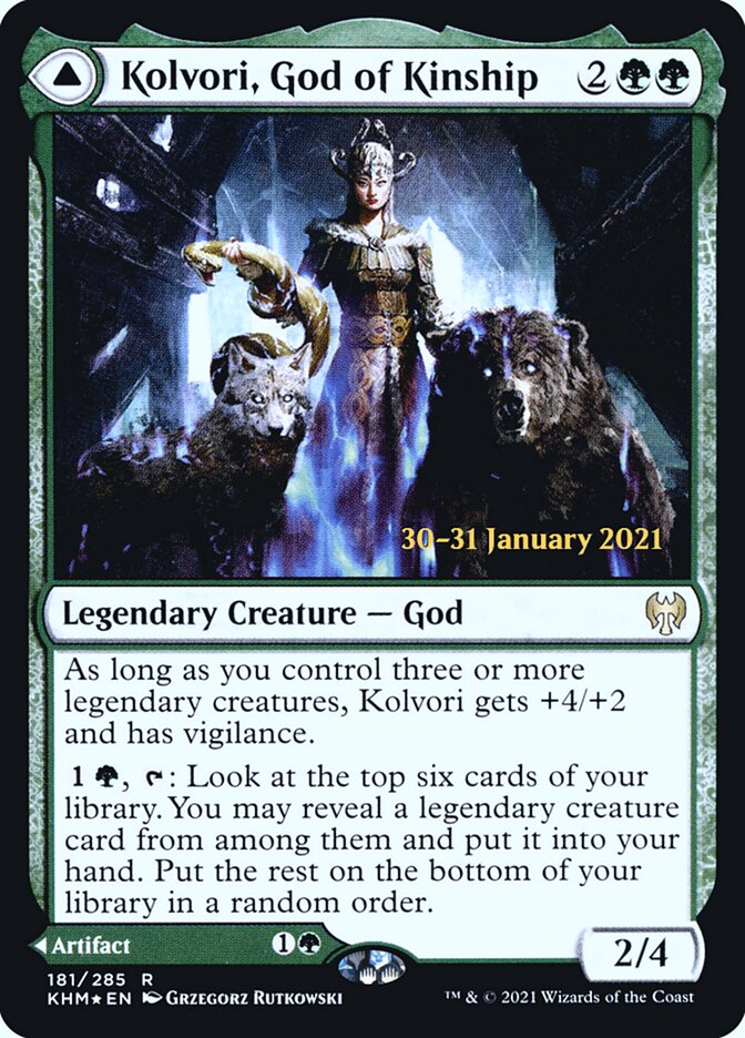 Kolvori, Deusa do Parentesco / Kolvori, God of Kinship - Magic: The Gathering - MoxLand