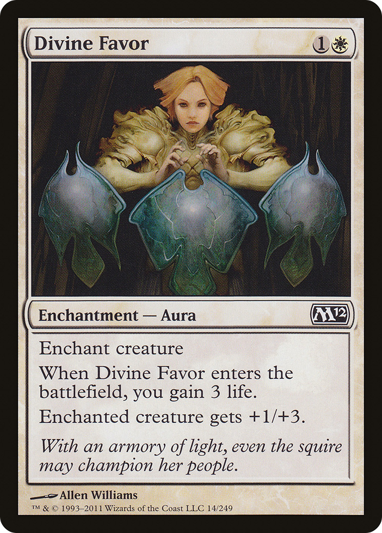 Proteção Divina / Divine Favor - Magic: The Gathering - MoxLand