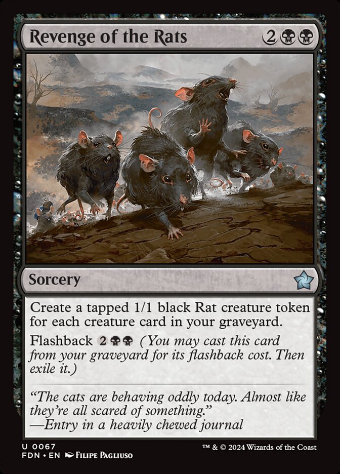 Vingança dos Ratos / Revenge of the Rats - Magic: The Gathering - MoxLand