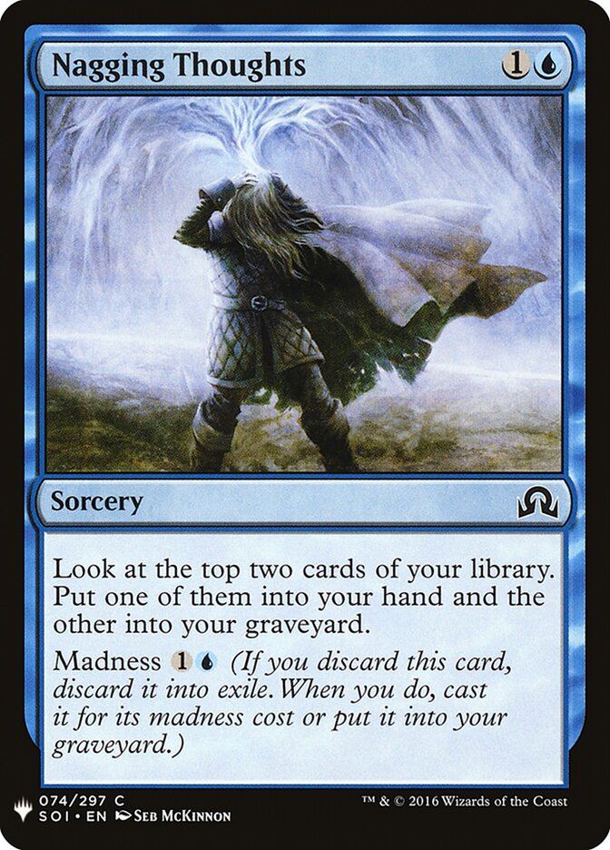 Pensamentos Incômodos / Nagging Thoughts - Magic: The Gathering - MoxLand