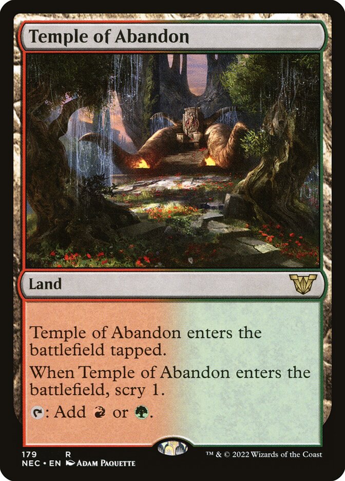 Templo do Abandono / Temple of Abandon - Magic: The Gathering - MoxLand