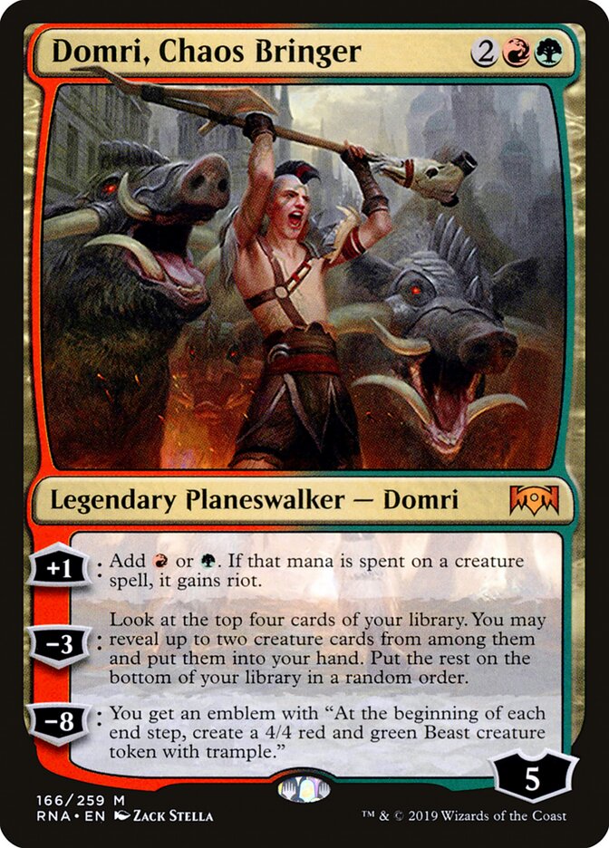 Domri, Portador do Caos / Domri, Chaos Bringer - Magic: The Gathering - MoxLand