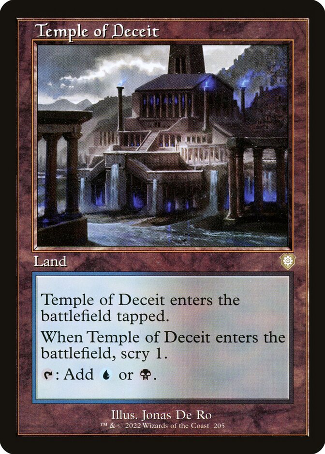 Templo do Engano / Temple of Deceit - Magic: The Gathering - MoxLand