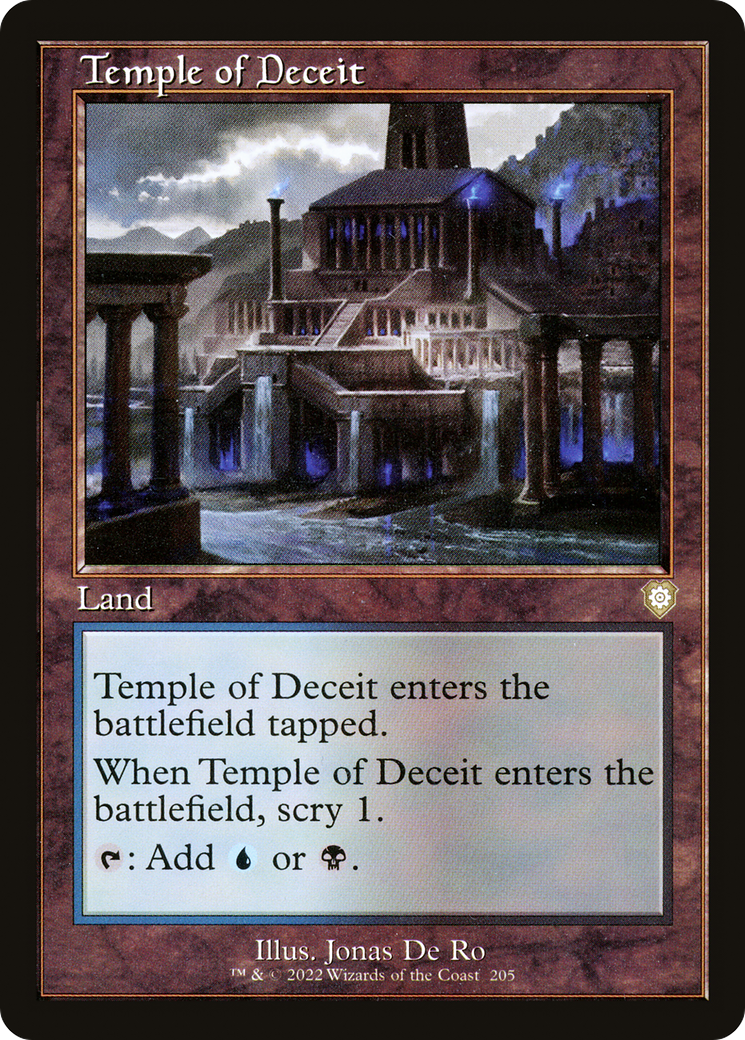 Templo do Engano / Temple of Deceit - Magic: The Gathering - MoxLand