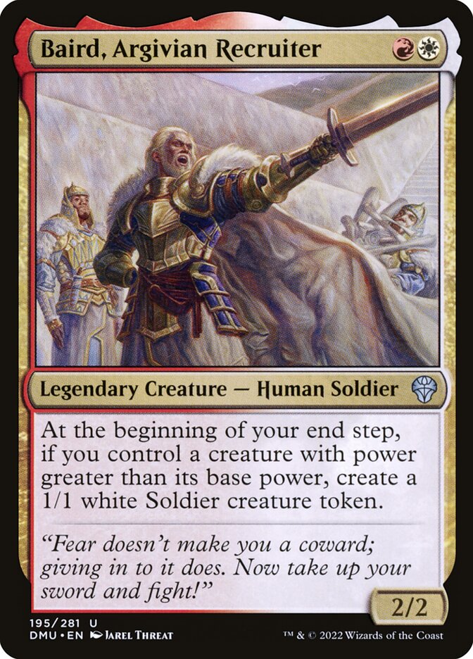 Baird, Recrutador Argiviano / Baird, Argivian Recruiter - Magic: The Gathering - MoxLand