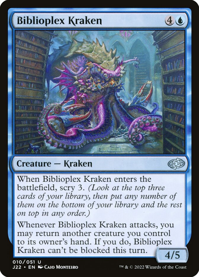 Biblioplex Kraken - Magic: The Gathering - MoxLand