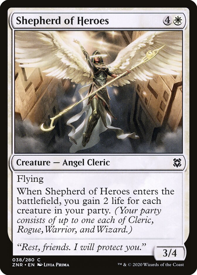 Pastora dos Heróis / Shepherd of Heroes - Magic: The Gathering - MoxLand