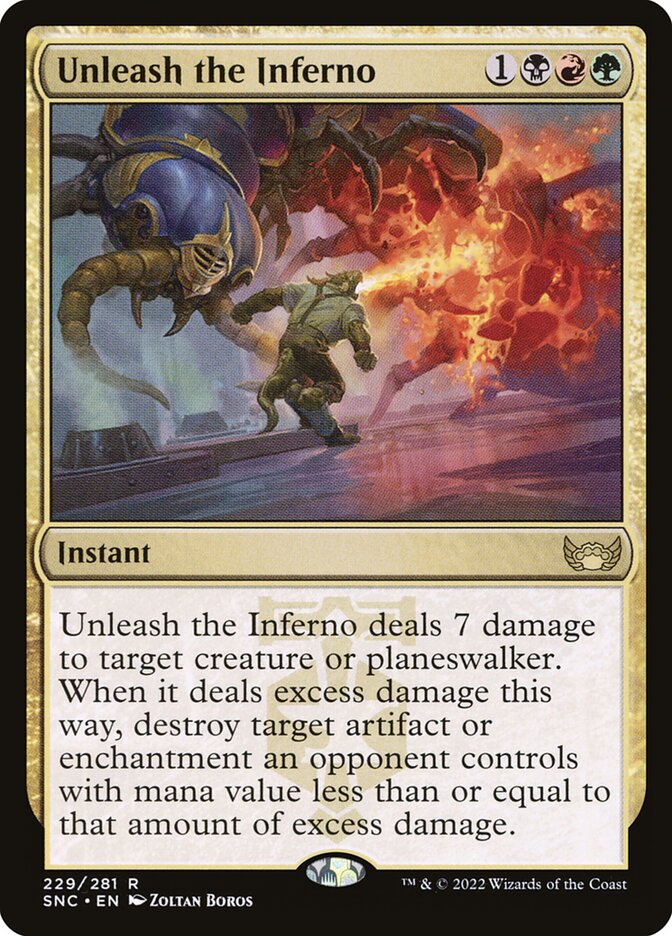 Soltar o Inferno / Unleash the Inferno - Magic: The Gathering - MoxLand