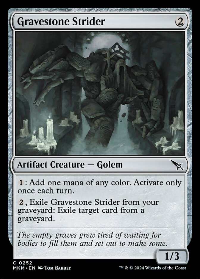 Andarilho das Lápides / Gravestone Strider - Magic: The Gathering - MoxLand