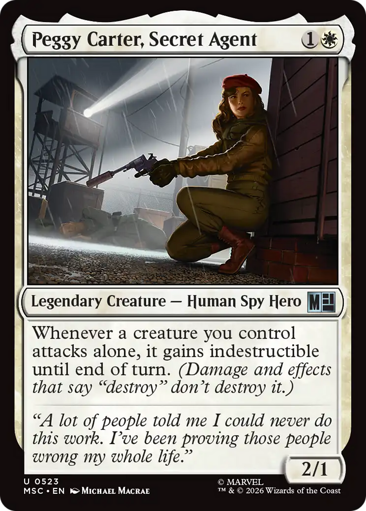 Peggy Carter, Secret Agent - Magic: The Gathering - MoxLand