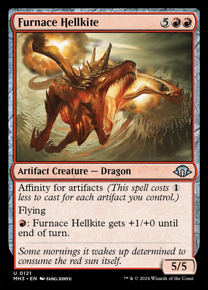 Dragão Avérneo da Fornalha / Furnace Hellkite - Magic: The Gathering - MoxLand