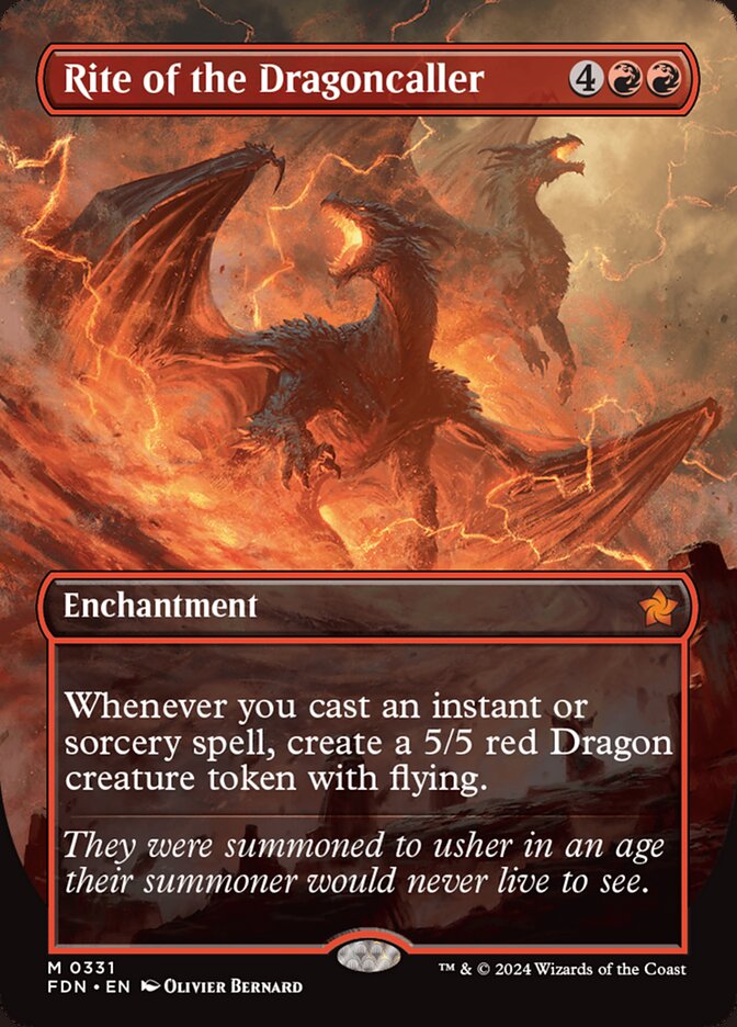 Rito do Invocador de Dragões / Rite of the Dragoncaller - Magic: The Gathering - MoxLand