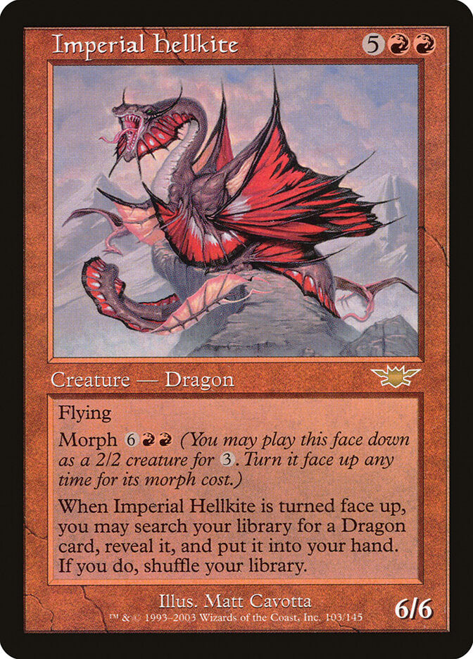 Dragão Avérneo Imperial / Imperial Hellkite - Magic: The Gathering - MoxLand