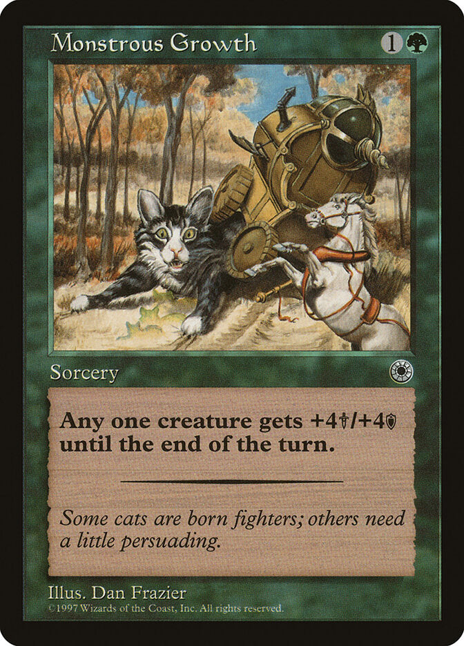 Crescimento Monstruoso / Monstrous Growth - Magic: The Gathering - MoxLand