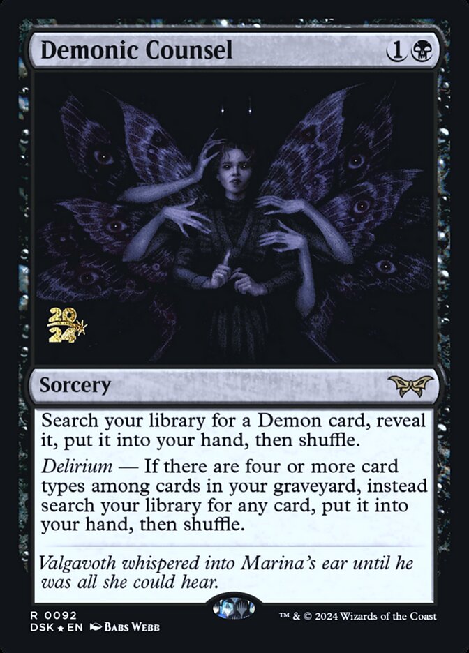 Demonic Counsel - Magic: The Gathering - MoxLand