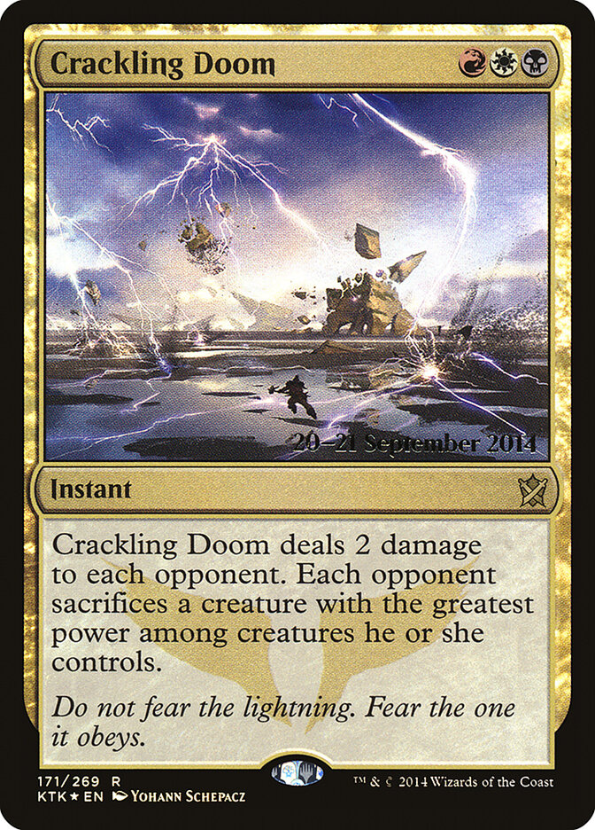 Fim Crepitante / Crackling Doom - Magic: The Gathering - MoxLand